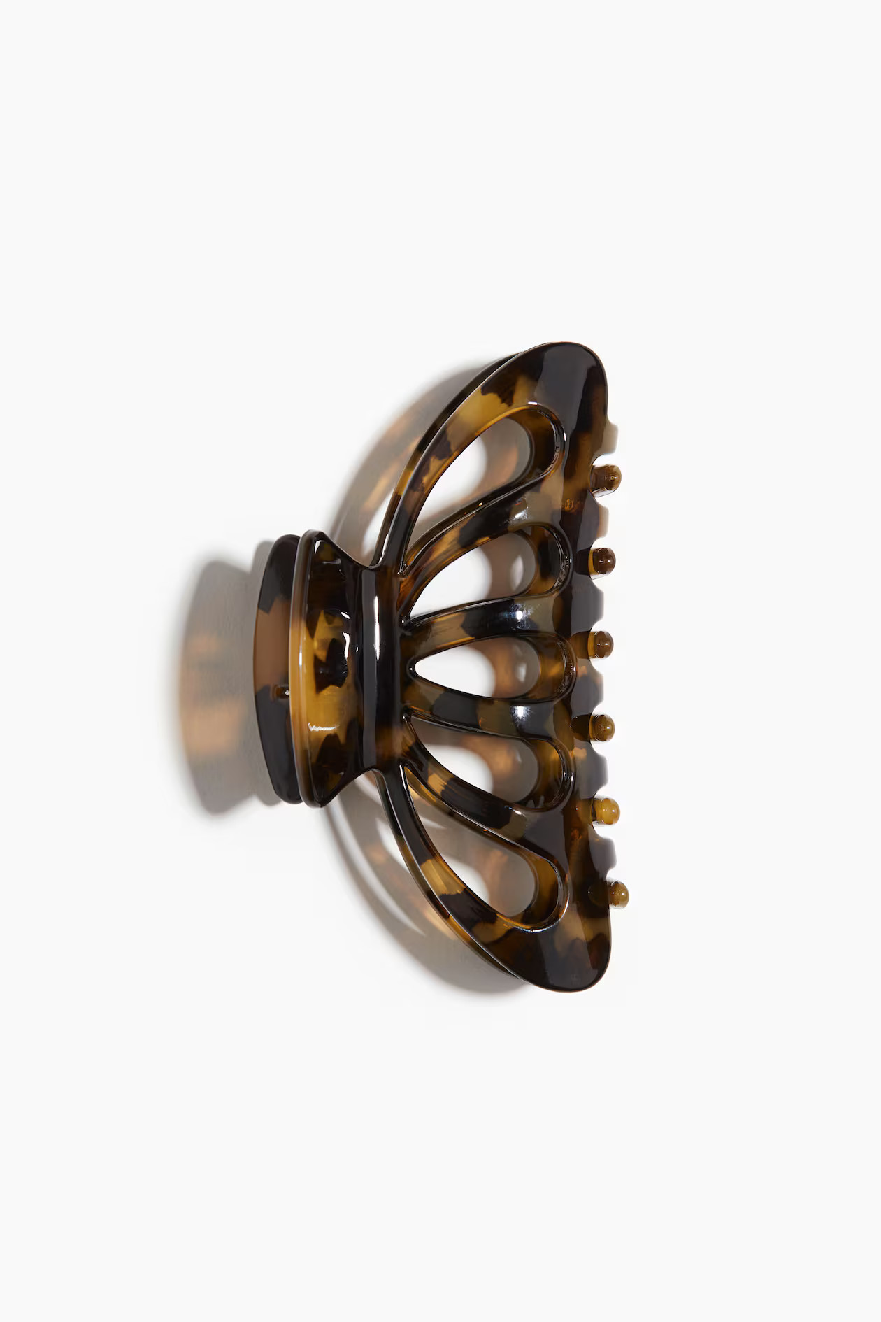 Plastic hair claw - Brown/Tortoiseshell-patterned - Ladies | H&M GB | H&M (UK, MY, IN, SG, PH, TW, HK)