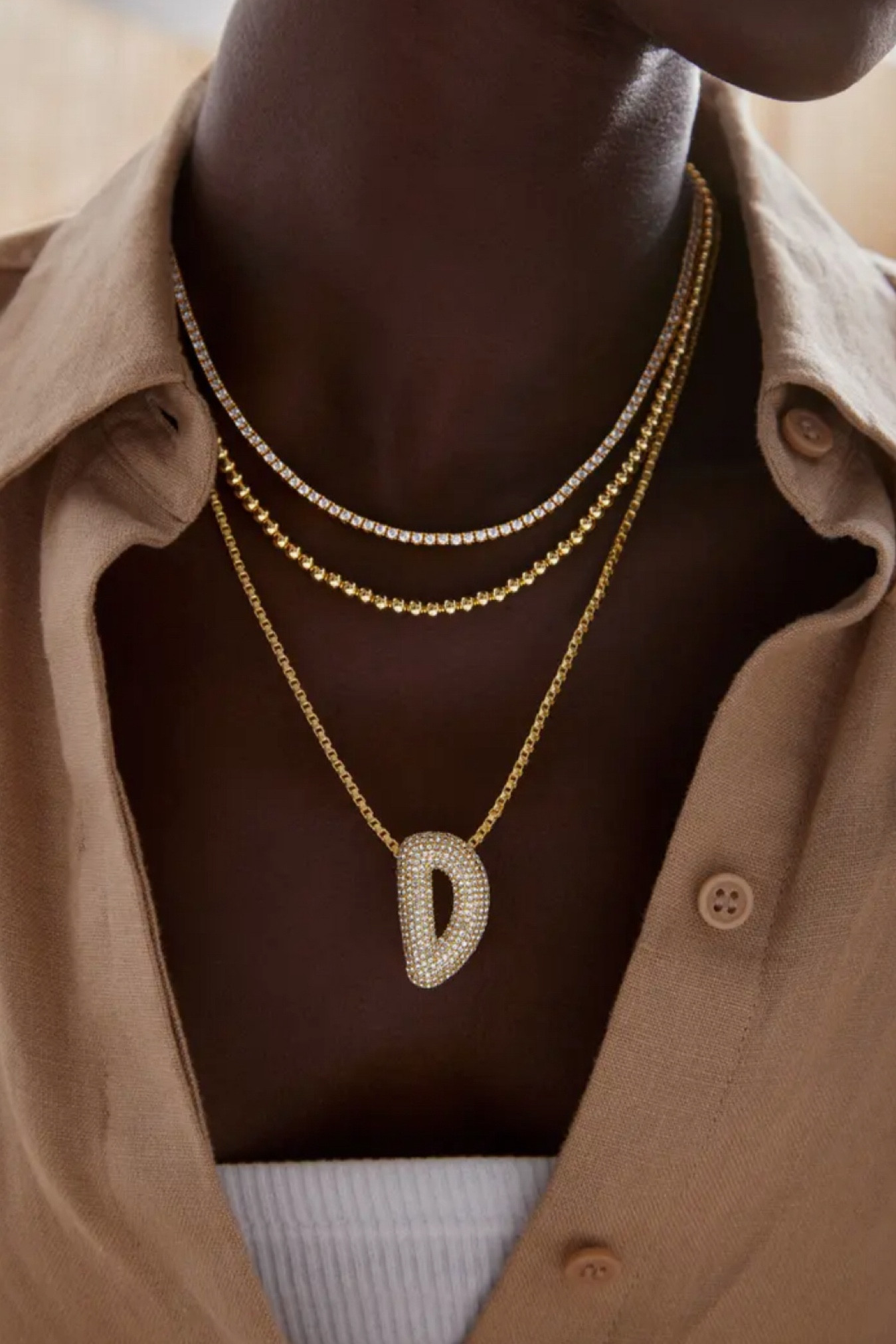 Pavé Crystal Bubble Initial Pendant Necklace

Personalized elegance meets sparkle with this crystal bubble initial necklace. 💎✨ #CrystalInitialNecklace #PersonalizedJewelry #SparkleAndShine

1. #InitialNecklace
2. #CrystalJewelry
3. #PersonalizedGift
4. #NecklaceEngraving
5. #CustomJewelry
6. #BlingBling
7. #LetterNecklace
8. #CrystalAccents
9. #JewelryAddict
10. #GiftIdeas

Gleaming personality defines the crystal-covered initial pendant in this playful necklace.

18" length; 3" extender
Goldtone plate/glass

#LTKtravel #LTKFestival #LTKGiftGuide