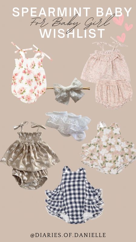 My wishlist for baby girl from Spearmint Love 💕 I’m loving all the little bubble rompers for spring/summer 😍 

Baby girl clothing, Baby girl outfits, baby summer outfits, baby spring outfits, bubble rompers for baby, baby two piece sets, baby rompers 

#LTKbaby #LTKSeasonal #LTKfamily