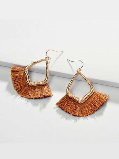 Tassel Drop Earrings | SHEIN