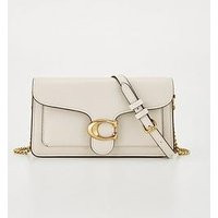 Coach Tabby Polished Pebble Chain Clutch Bag - Chalk | Very (UK)