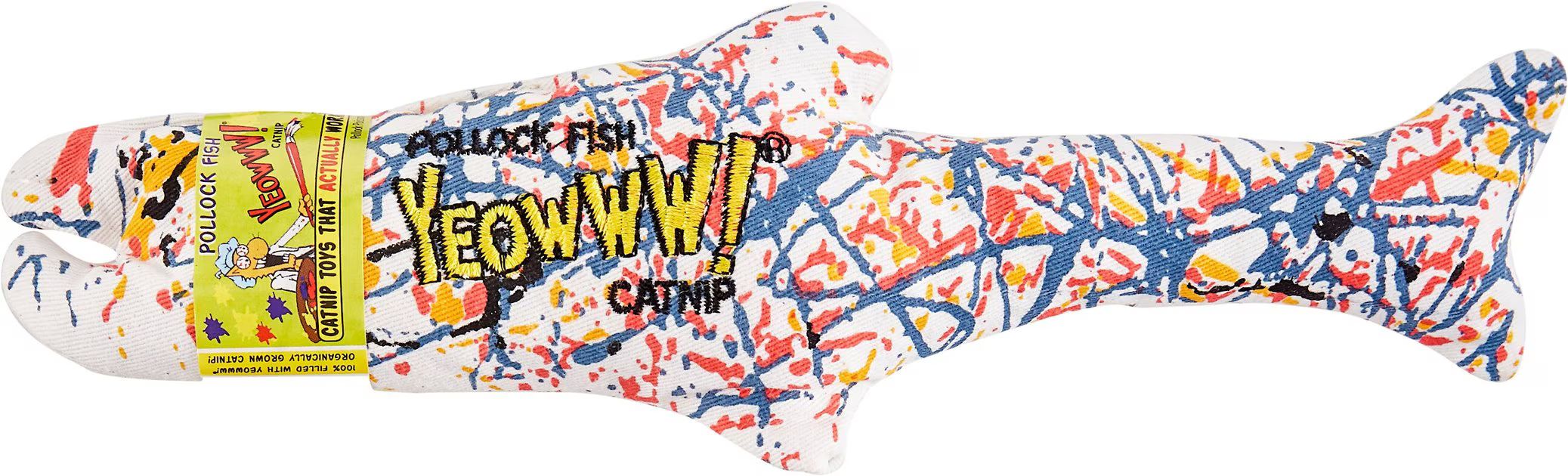 YEOWWW! Catnip Pollock Fish Cat Toy - Chewy.com | Chewy.com
