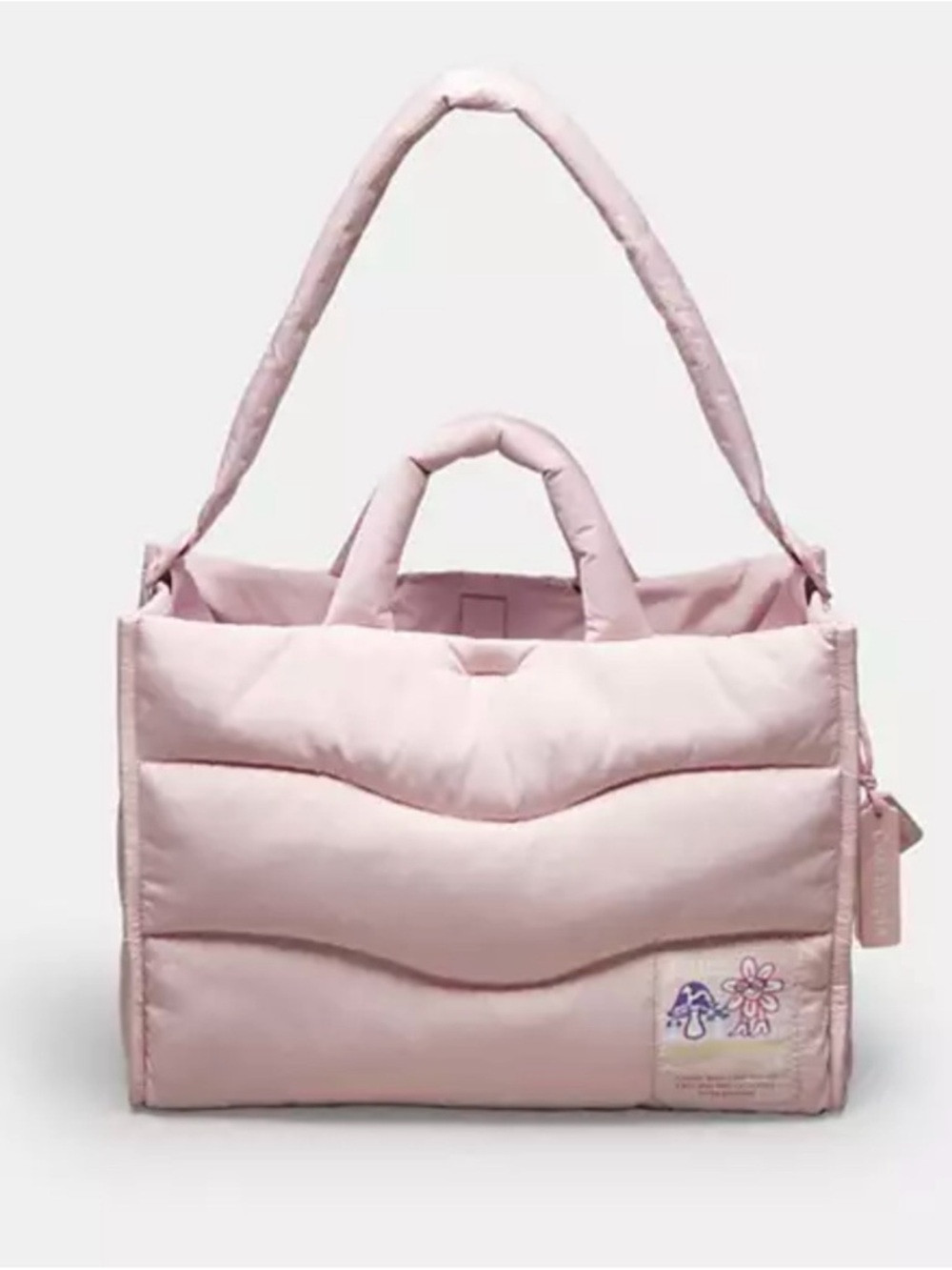 \ud83c\udf38Coach NWT Coachtopia Light Pink Quilted Loop Tote Bag /Top Handles & Crossbody | Poshmark