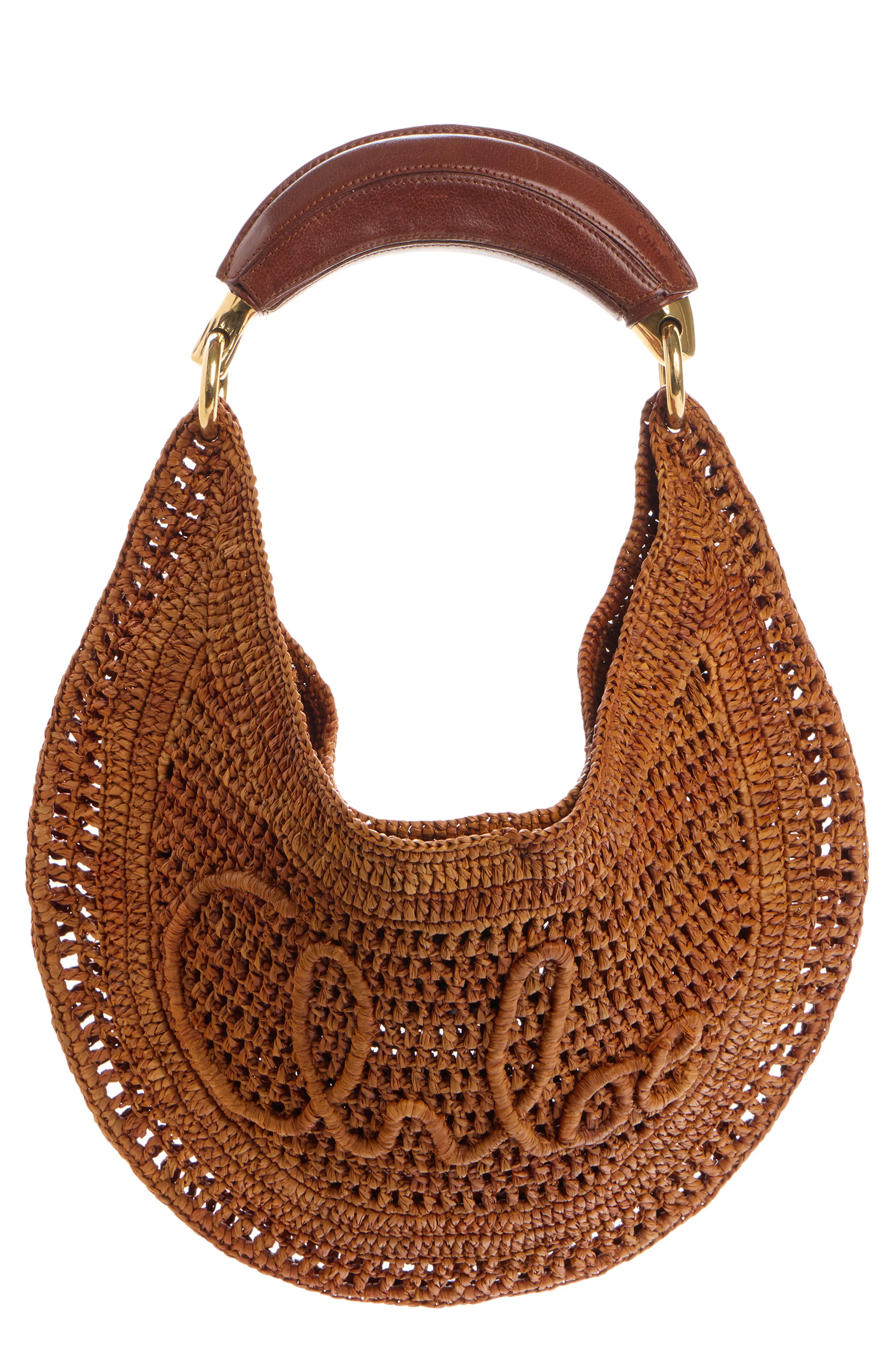 Summer Banana Crochet Raffia Hobo Bag (Women) | Nordstrom | Nordstrom