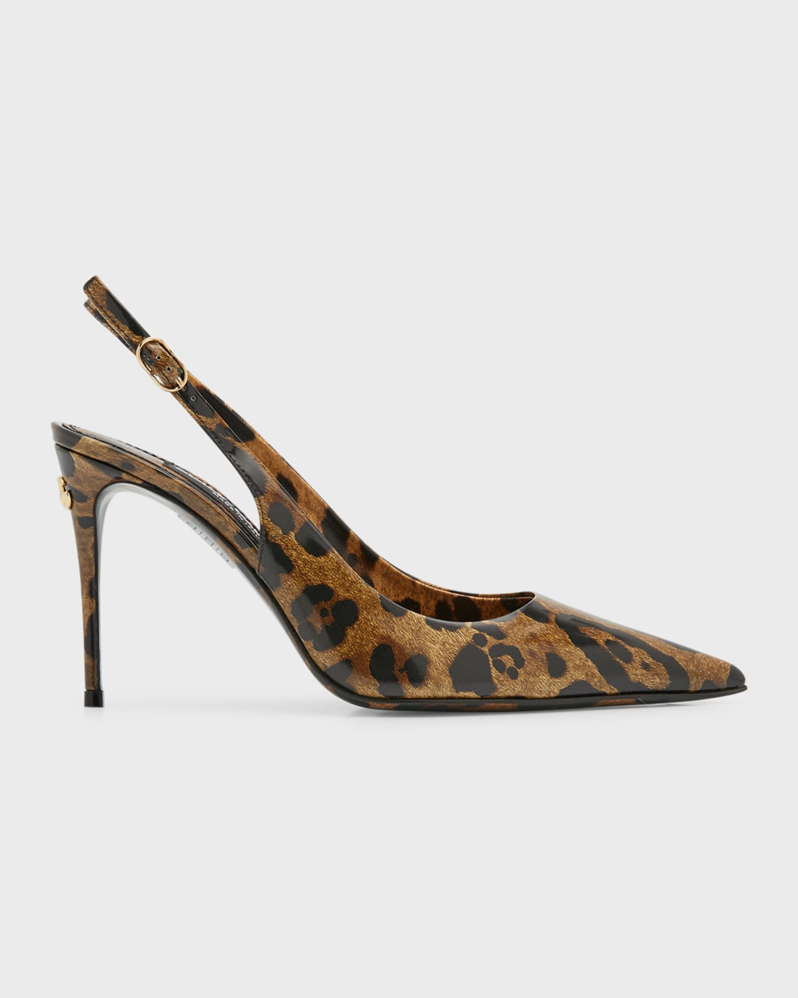 Dolce Leopard Slingback Pumps | Neiman Marcus
