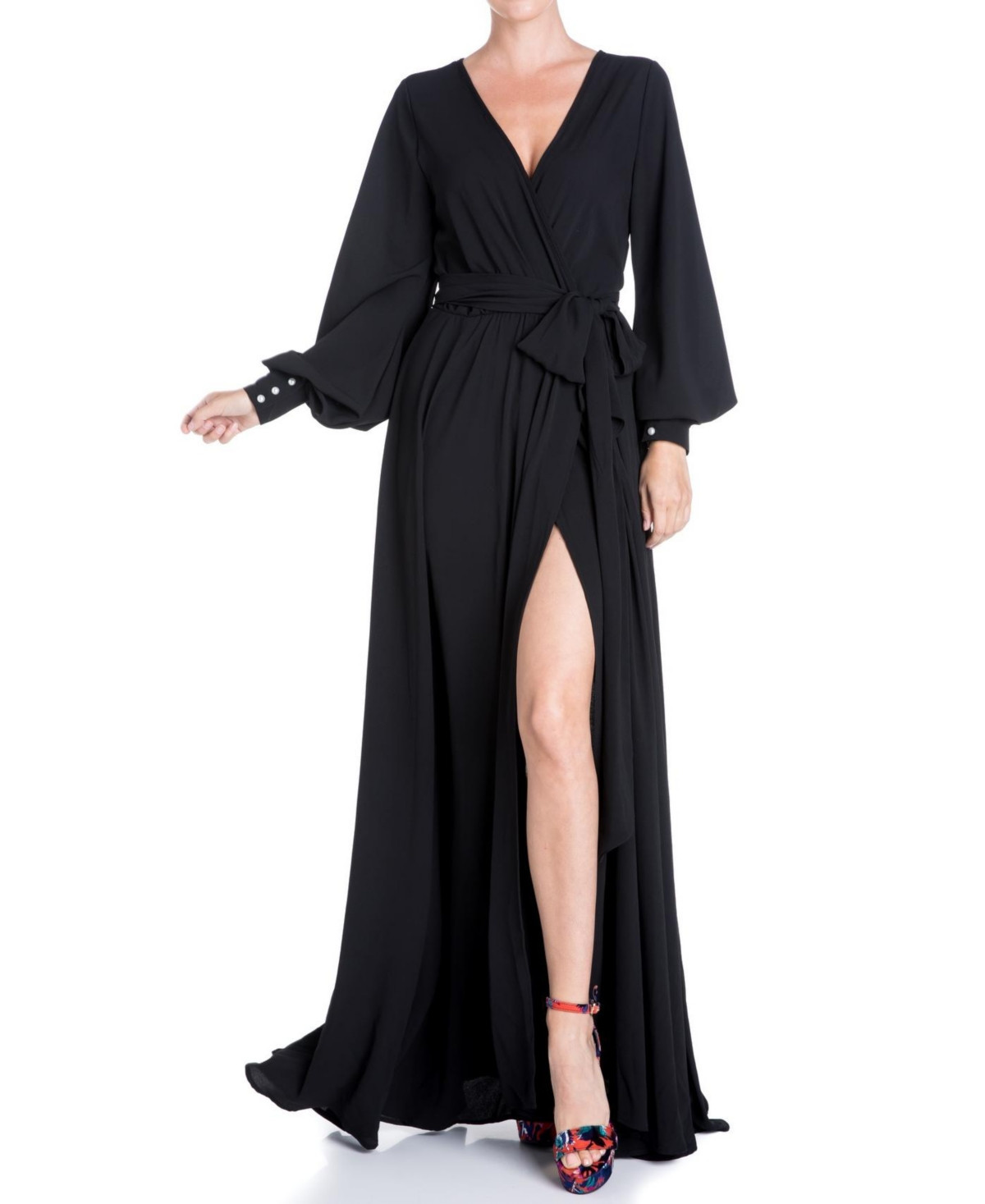 Meghan Fabulous Women's Venus Maxi Dress - Black | Macy's