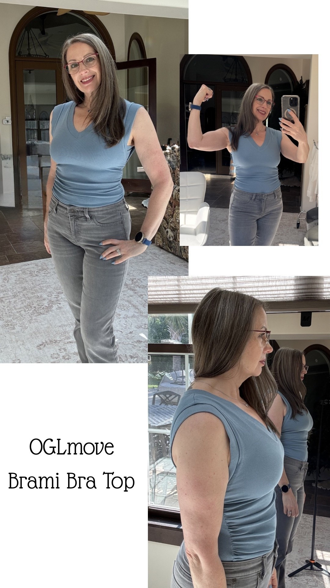 Yes, these Brami tops from OGLmove are supportive! I’m a 34D, and you can see from the side that there’s no sagging 🙌🏻. I was a bit skeptical when I placed my order, but now I’m convinced. I’m wearing a size small. The top is well-made, thicker than I expected, ribbed, very soft, and comfortable with plenty of stretch. When it arrived, one of the cups had a dent in it. I quickly contacted customer support, and they provided instructions on how to steam the dent out of the cup. It worked perfectly. I also bought two other items that didn’t fit quite right, and Customer Service was fast to assist. If you’ve been hesitating, don’t wait any longer. I recommend sizing up if you want a bit more room in your top.

#LTKootd #LTKActive #LTKOver40