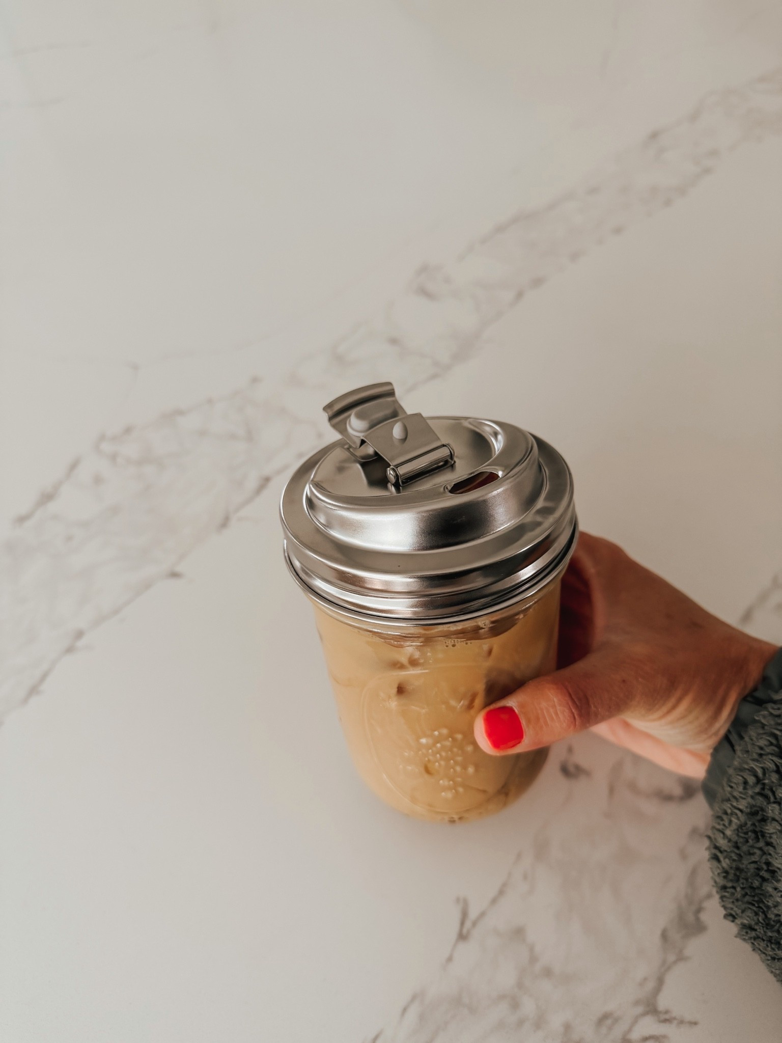 I never knew…
You can add coffee lids on mason jars! 

On the go!

#LTKmomlife #LTKdayinmylife #LTKmorningroutine