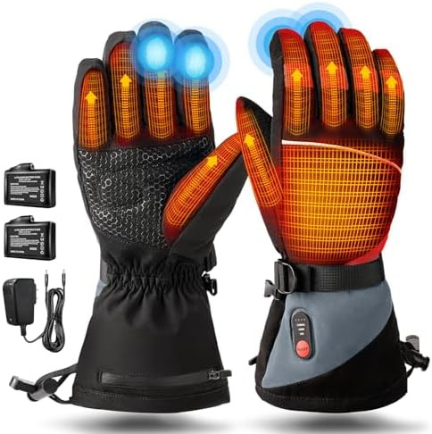 Rechargeable Heated Gloves for Men Women,7.4V Fast Heating Glove Liners, Hand Warmers Arthritis H... | Amazon (US)