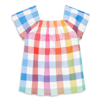 Kids Picnic Top In Rainbow Gingham | Nordstrom