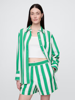 Organic Cotton Poplin Big Shirt | Gap (US)