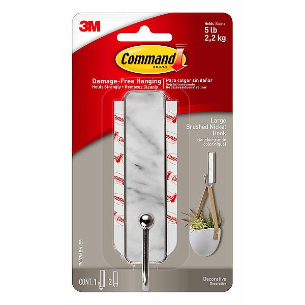 3M Command Large Marble Decorative Hook | The Container Store
