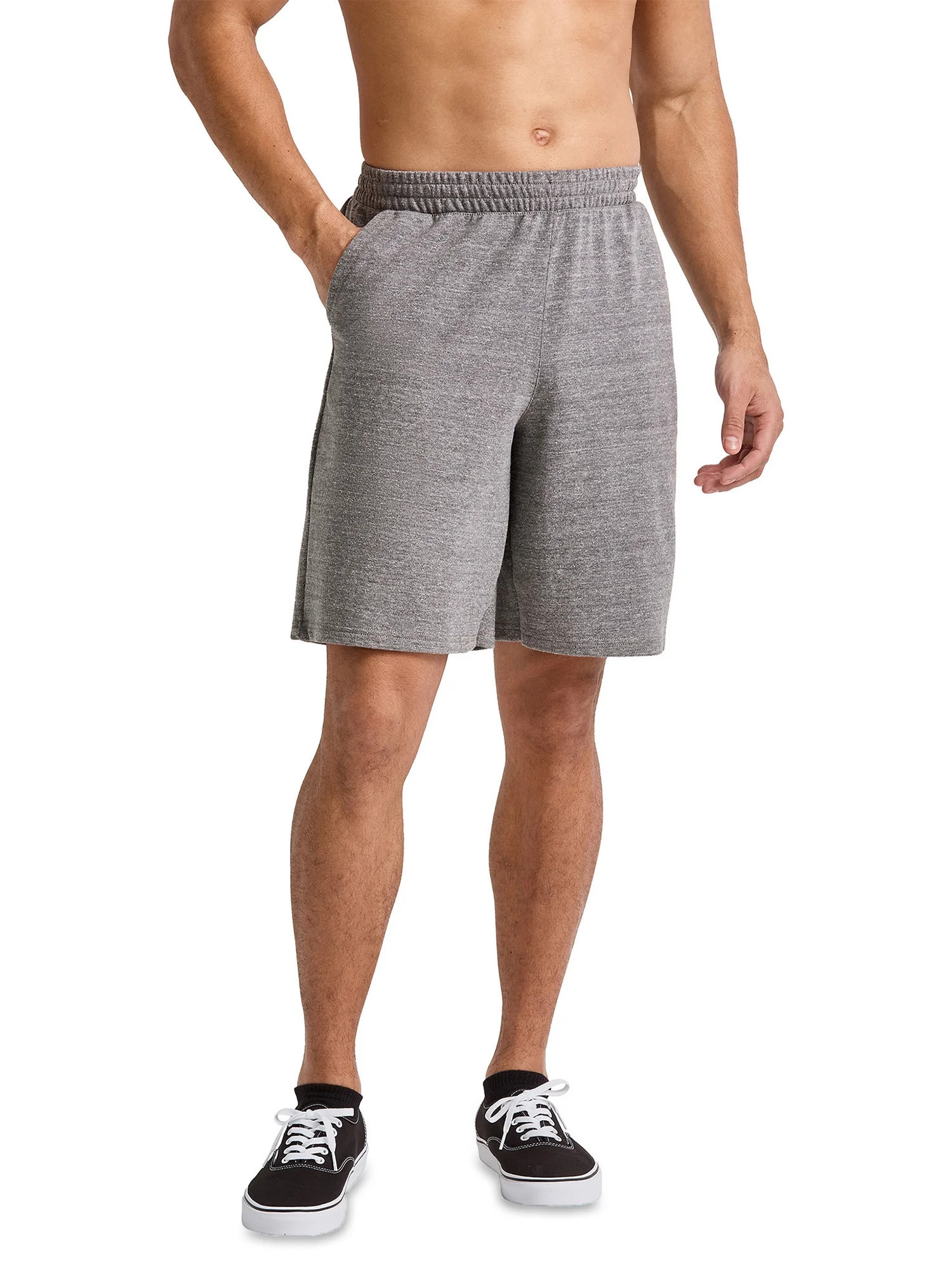 Hanes Men's Originals French Terry Athletic Shorts, 9" Inseam, Sizes S-3XL | Walmart (US)