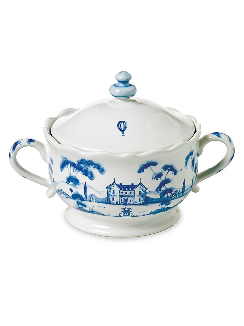 Country Estate Sugar Bowl With Lid - Blue | Saks Fifth Avenue