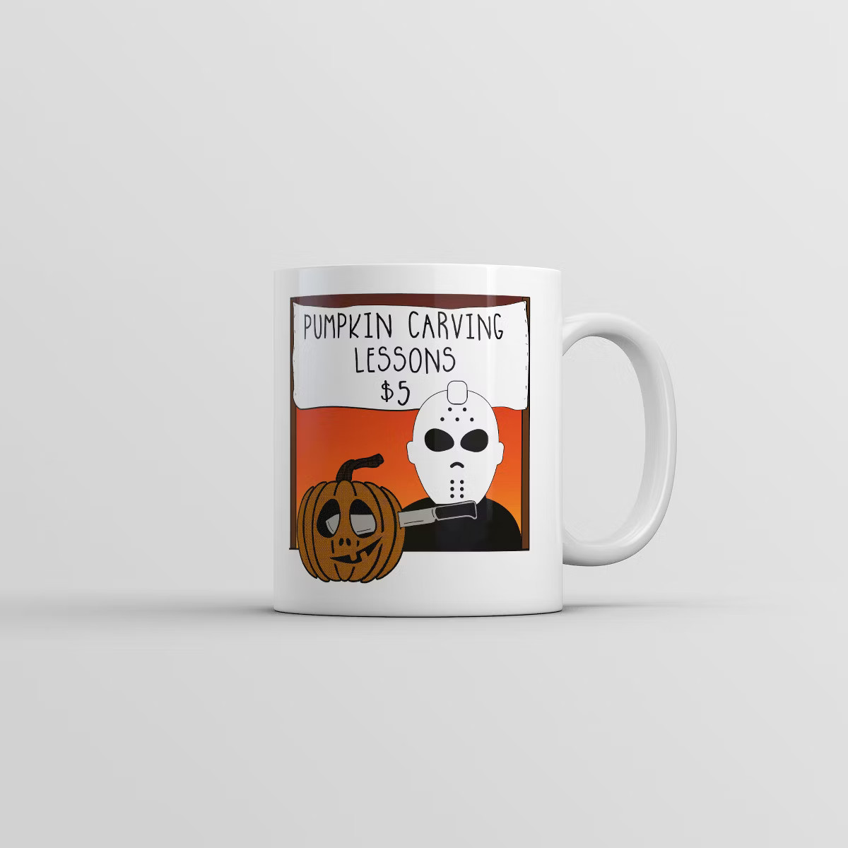 Crazy Dog Pumpkin Carving Lessons Mug Funny Sarcastic Halloween Killer Joke Coffee Cup -11oz | Target