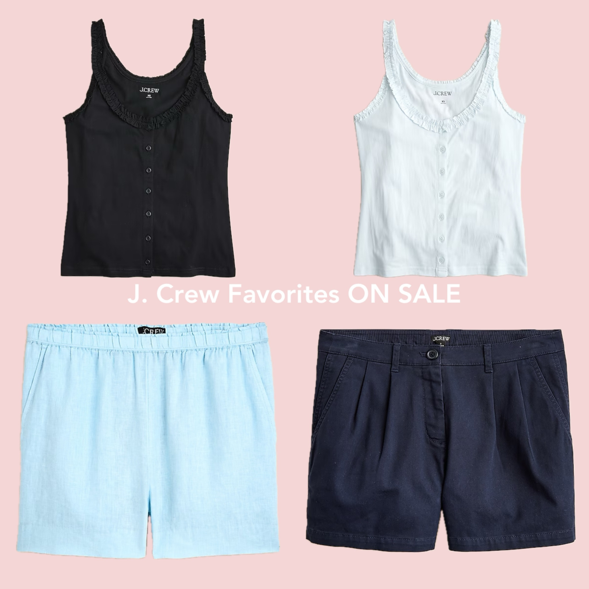 Easy go-to summer outfits from J.Crew! 

Summer outfit idea, casual outfit, shorts, J Crew, linen shorts, vacation outfitt

#LTKStyleTip #LTKSaleAlert #LTKSeasonal
