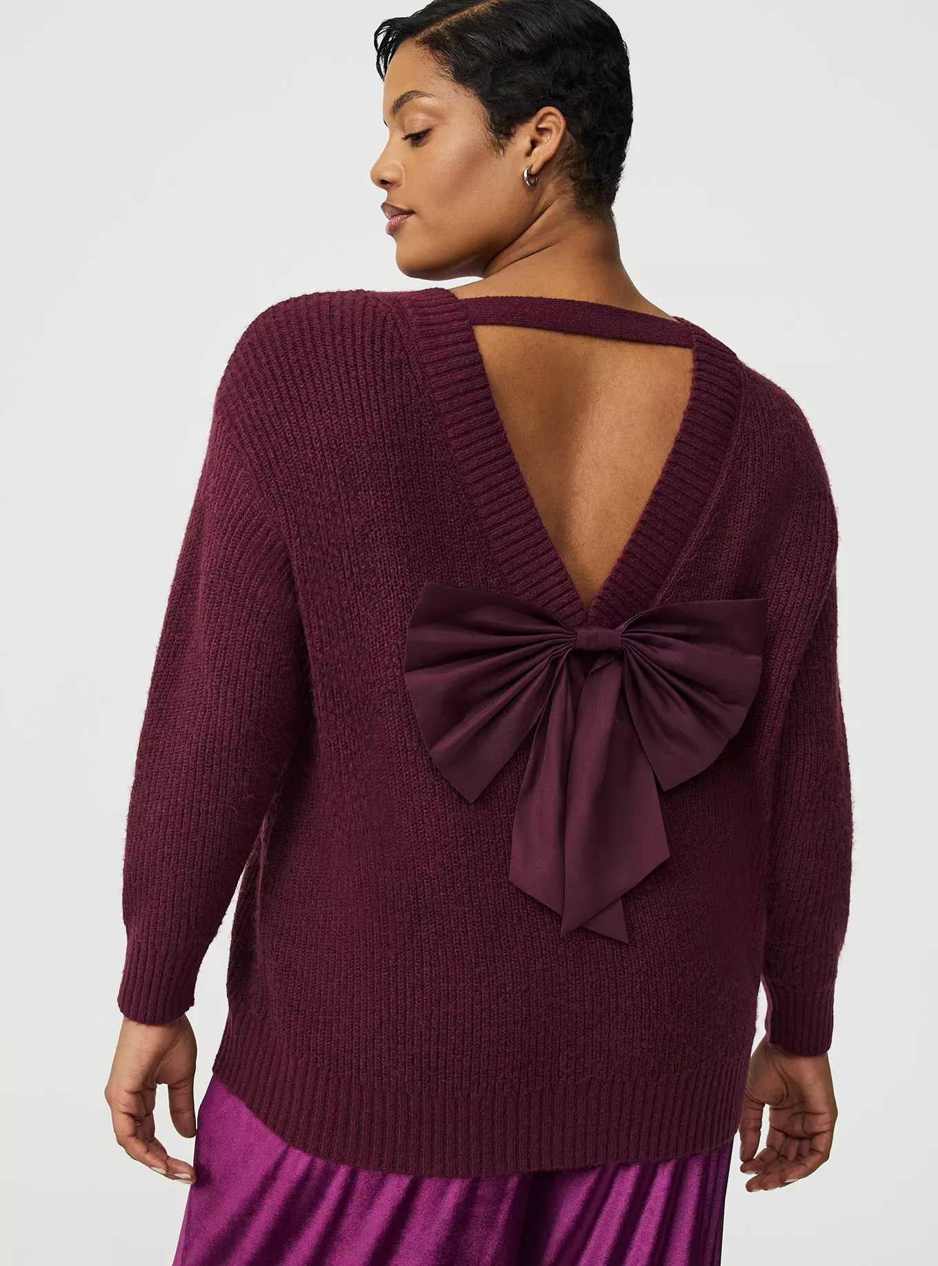 Back Bow Pullover Sweater | Torrid (US & Canada)
