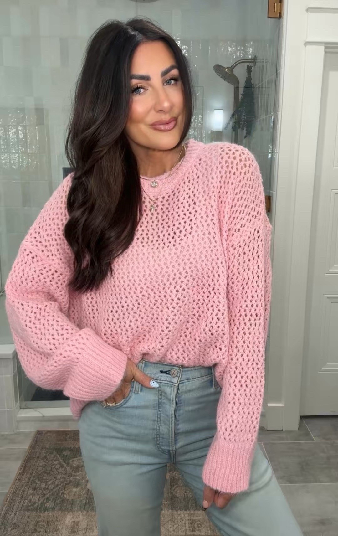 Spring sweater and Levi denim 

#LTKTall #LTKOver40 #LTKootd