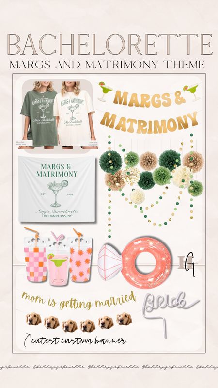 Margs and Matrimony theme for my cousins Bachelorette party this past weekend 🫶🏼✨💍🥂 so fun! Lots of awesome Amazon + etsy finds! 🤎

Bride to be / party supplies / Holley Gabrielle / for her 

#LTKFindsUnder50 #LTKParties #LTKFindsUnder100
