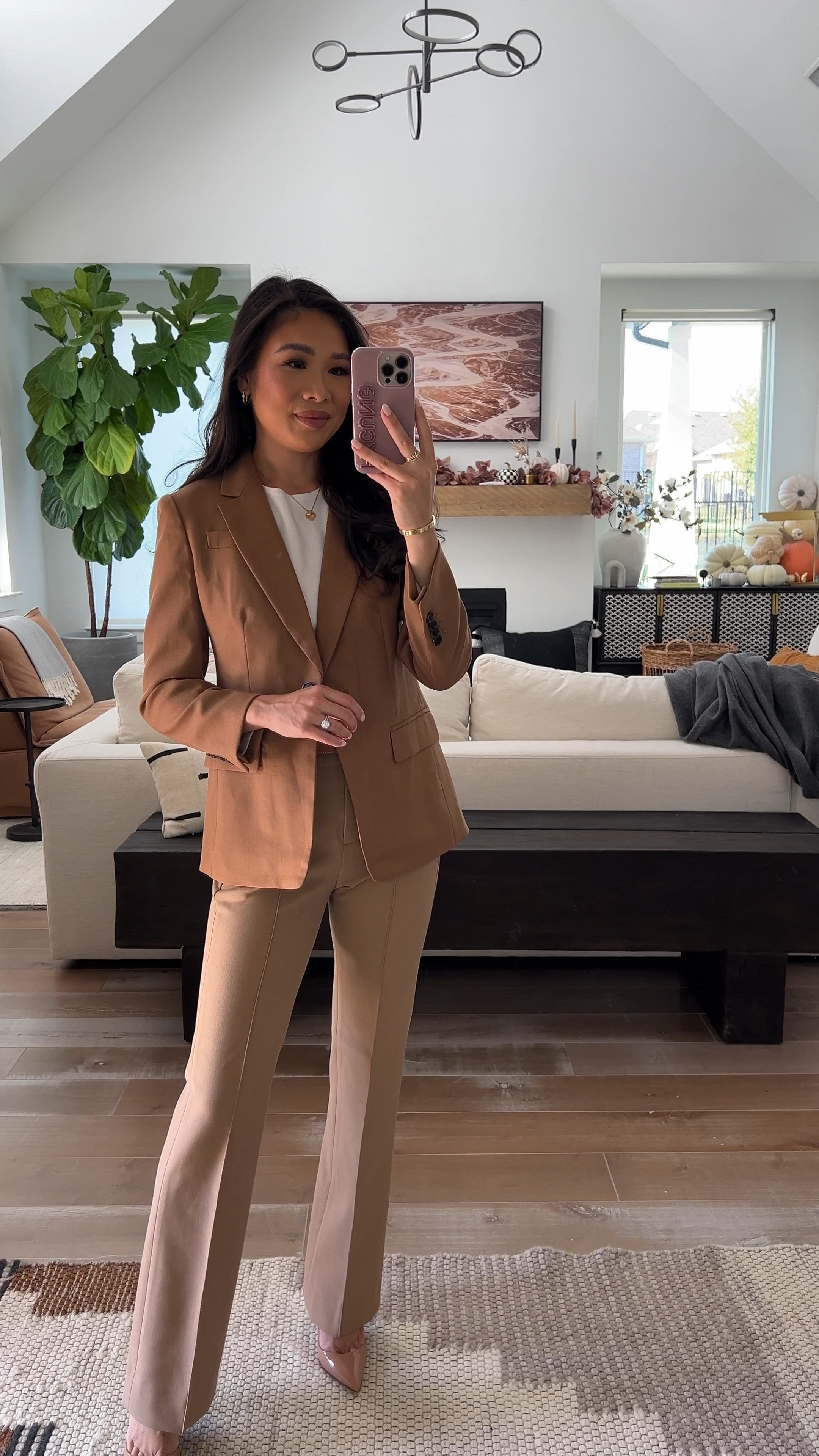Wool flannel blazer perfect for fall or business casual, business formal or teachers outfits. Love how it fits like a glove and I’m wearing size petite 00. Filly lined, has a chest pocket and so comfortable on. 40% off and great for autumn  

#LTKWorkwear #LTKSaleAlert