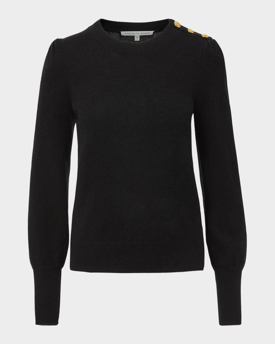 Veronica Beard Nelia Cashmere Crewneck Sweater | Neiman Marcus