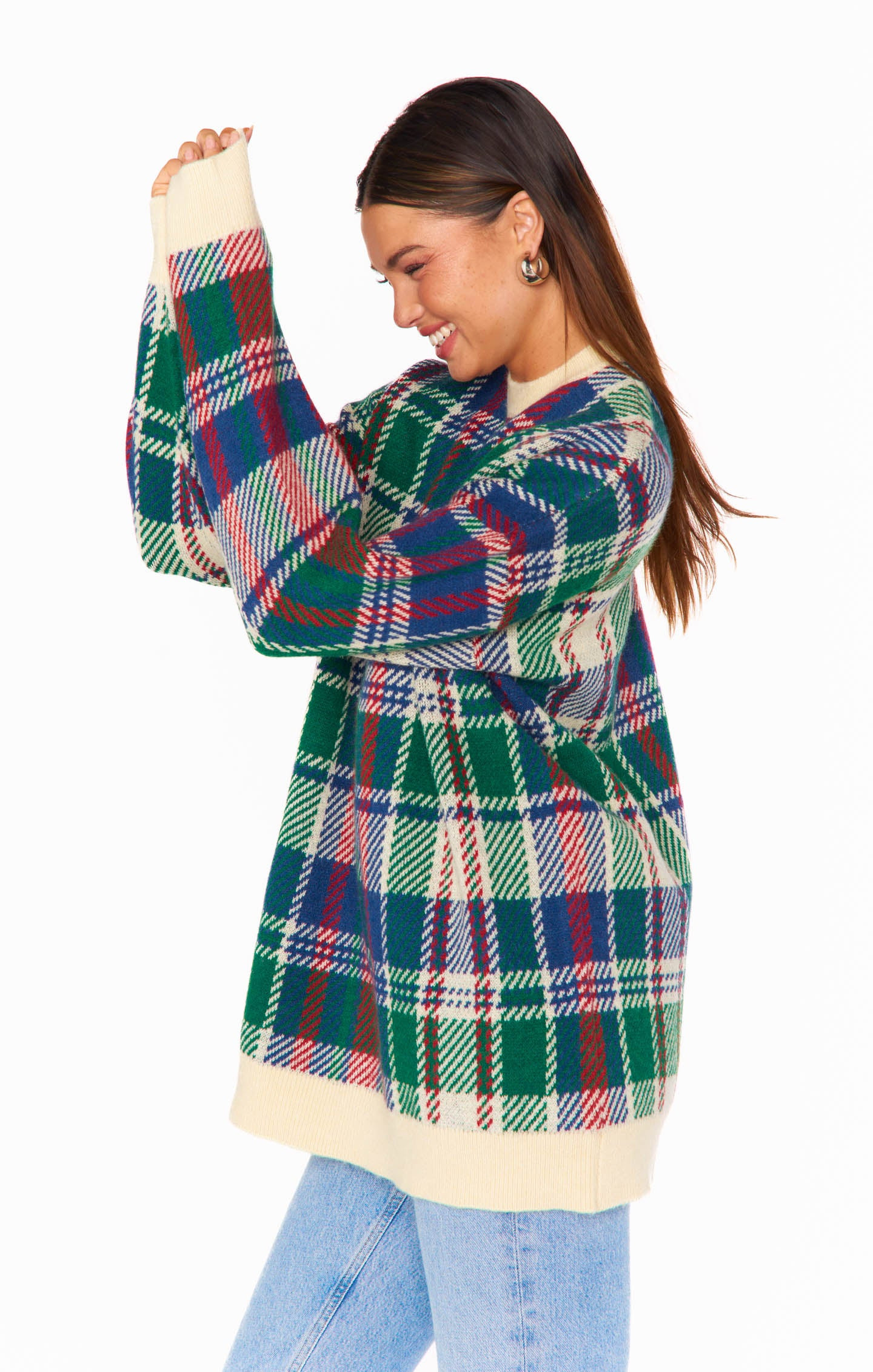 Ember Tunic Sweater ~ Holiday Plaid Knit | Show Me Your Mumu