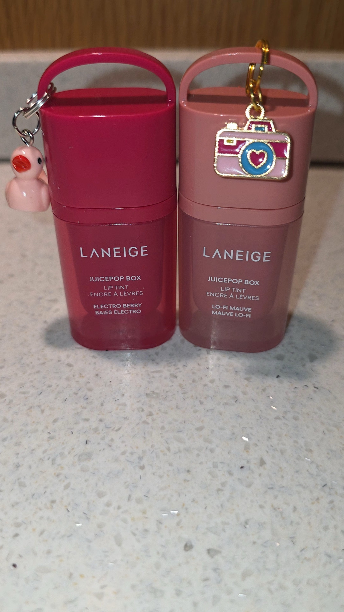 Viral Laneige Juicepop Keychain Tints + DIY Lip Gloss Charms The new Laneige Juicepop Box Lip Tints are officially here and they are the cutest bag accessory for 2026! I’m obsessed with the clip-on keychain cap—I added these adorable charms to mine for a custom Valentine’s Day look.​I’m wearing the shades Electro Berry (the perfect pop of pink) and Lo-Fi Mauve (my new everyday neutral). While my specific charms were a limited find, I’ve linked some Amazon charm alternatives so you can DIY this exact aesthetic!​These are perfect for Galentine’s Day gifts or just treating yourself to that clean girl aesthetic. Shop the tints and my favorite charm finds below! ​#LaneigeJuicepop #KeychainLipTint #AmazonFinds #ValentinesDay2026 #AestheticMakeup #ViralBeauty

#LTKValentine 

#LTKBeauty #LTKselfcare