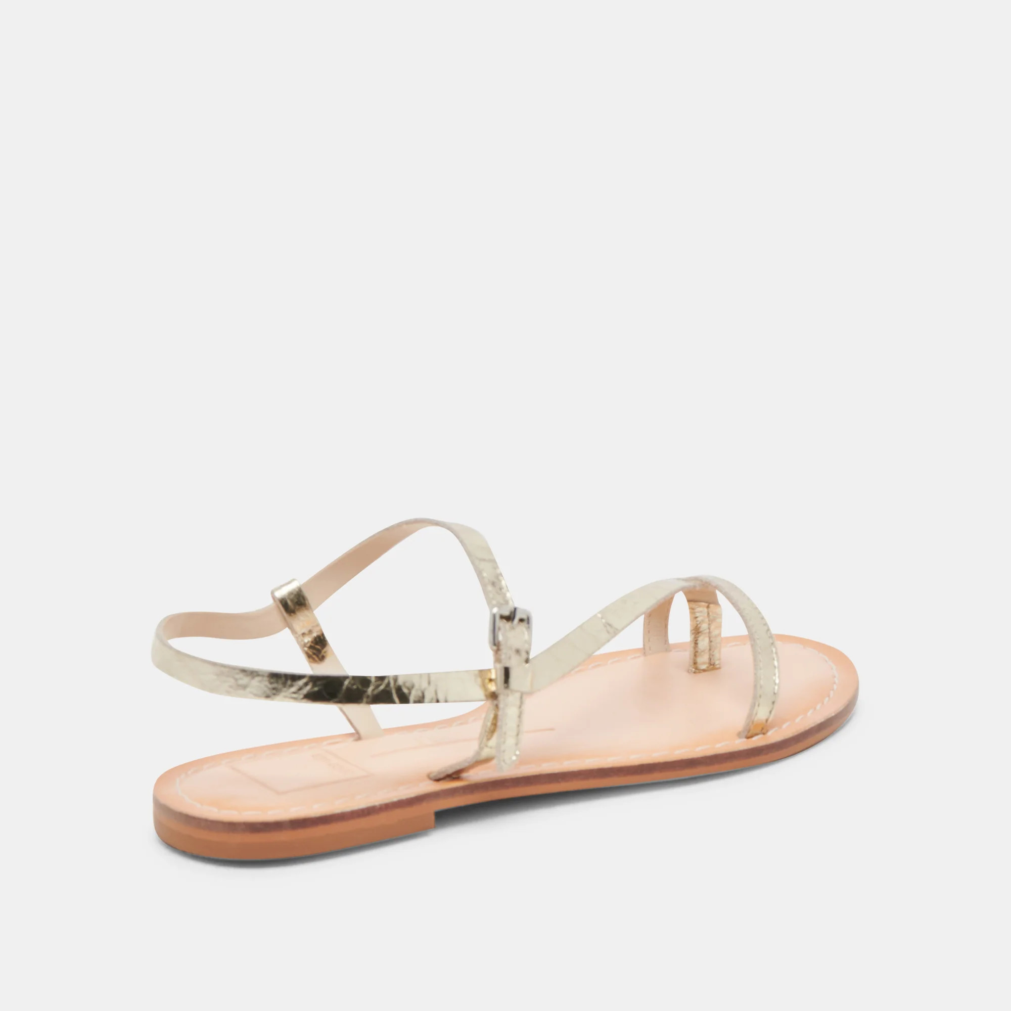 WANDRE SANDALS GOLD DISTRESSED LEATHER | DolceVita.com