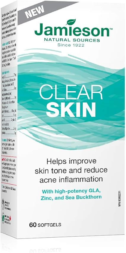 Jamieson Clear Skin 60 Softgels | Amazon (CA)