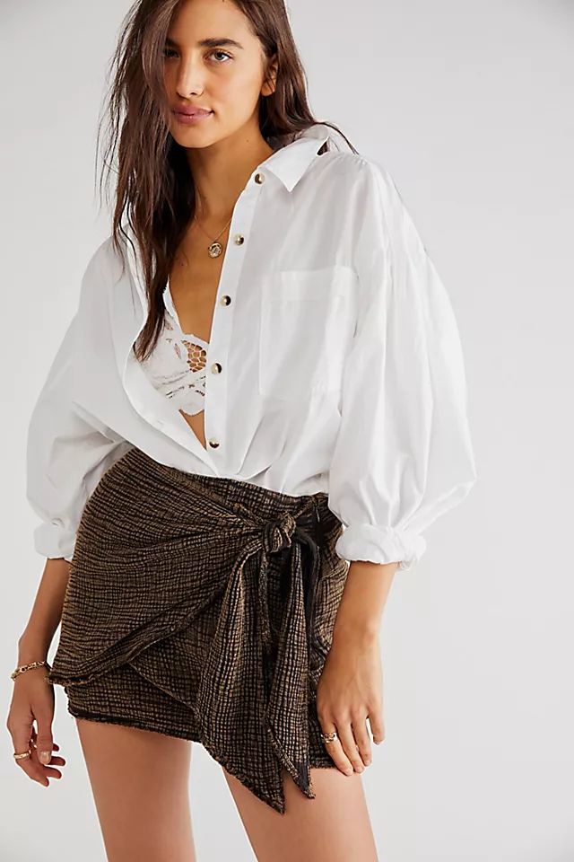 Happy Hour Solid Poplin Top | Free People (UK)