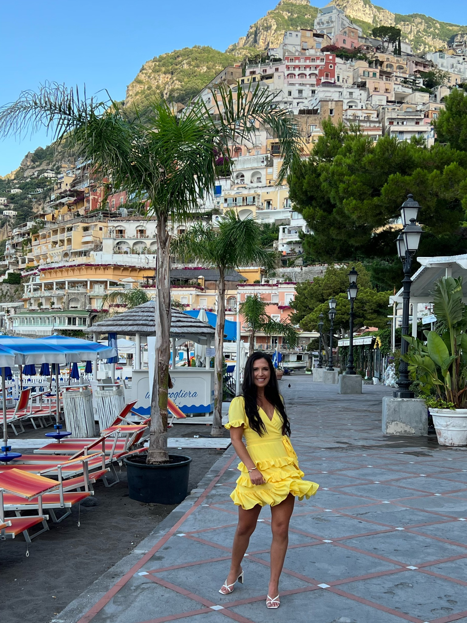 This cute yellow ruffle dress from lulus is perfect for your next Euro Vaca! Posing under lemon trees or against the colorful buildings this dress would look stunning 🤩 

The side tie closure does not adjust the waistline it’s more for a cute tie detail.

Material has some stretch to it

True to size (S) 

#LTKFind #LTKunder50