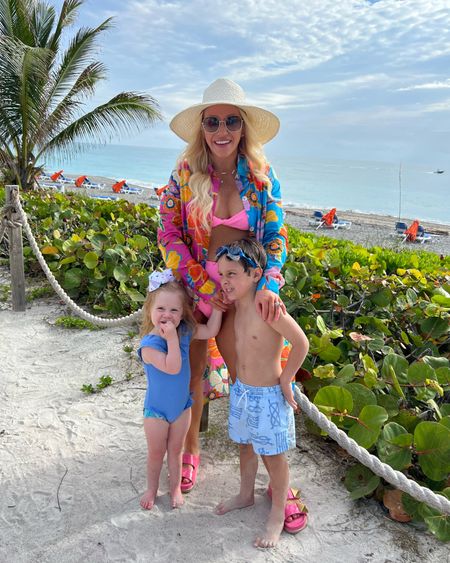 Swimwear. Swimsuits. Florida vacation. Swimsuits for toddler and kids. Hunza G. Farm Rio. Pink swimsuit. Mom swimwear. Beaufort Bonnet. Matching swimsuits. Siblings. Farm Rio coverup. Pink hat. Pool bag 

#LTKfamily #LTKbaby #LTKkids