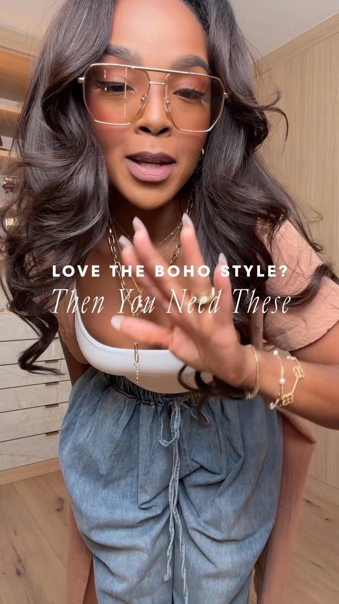 Hi Babes! 🤎✨

If you love that effortless boho aesthetic, you're going to want every piece in this roundup! These flowy silhouettes, relaxed denim, and easy neutral pieces are perfect for creating chic, elevated outfits with minimal effort.

✨ Fit Details:
• Wearing a size Small
• True to size
• Relaxed, flattering fits
• Lightweight, breathable fabrics
• Easy to mix and match

🌿 Featured Looks:
• Boho denim pants
• Flowy wide-leg styles
• Neutral matching sets
• Relaxed everyday dresses
• Easy vacation-ready outfits

☀️ Perfect For:
• Vacation
• Brunch
• Farmers markets
• Weekend errands
• Resort wear
• Everyday casual chic

✨ Style Tip:
Layer on gold jewelry, oversized sunnies, and woven accessories to instantly elevate any boho-inspired look.

Everything is linked below!

xx, Kira | IG: KirasFashionFinds

Measurements:
Kira: 5'4" | Size Small | 140 lbs