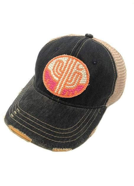 ORANGE & PINK CACTUS PATCH | Judith March