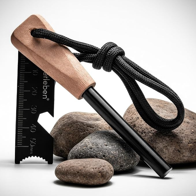 Überleben | Zünden Original Ferro Rod Fire Starter Survival Tool – Up to 15,000 Strikes, 3/8"... | Amazon (US)