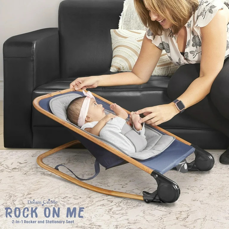 Dream on Me Me Me Rock with Mecedora 2 en 1 y Asiento Estacionario | Walmart (US)