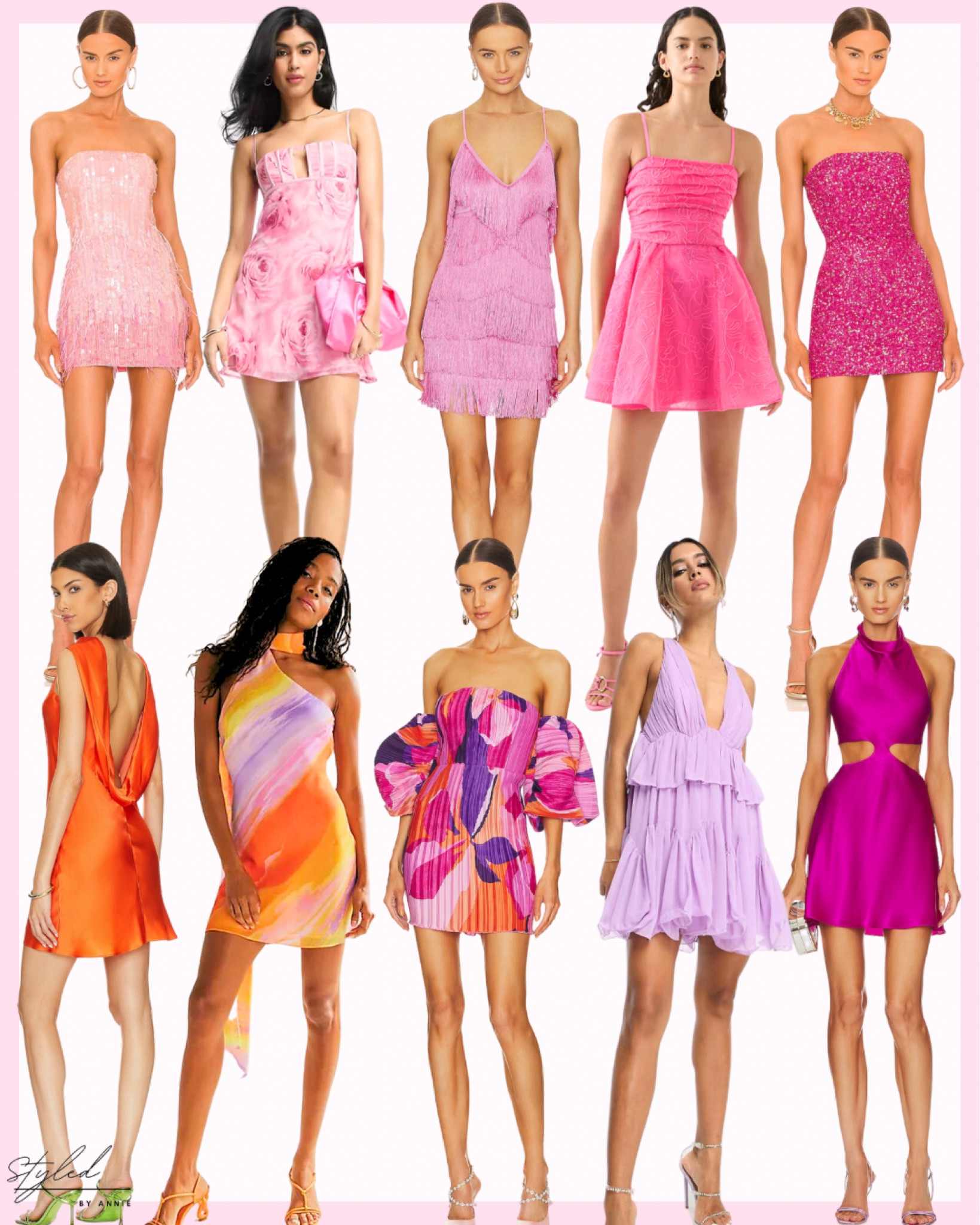 nice homecoming dresses Cute Pearl Pink Floral Homecoming Dresses Short Prom Dress SD1248 –  Viniodress main image 0