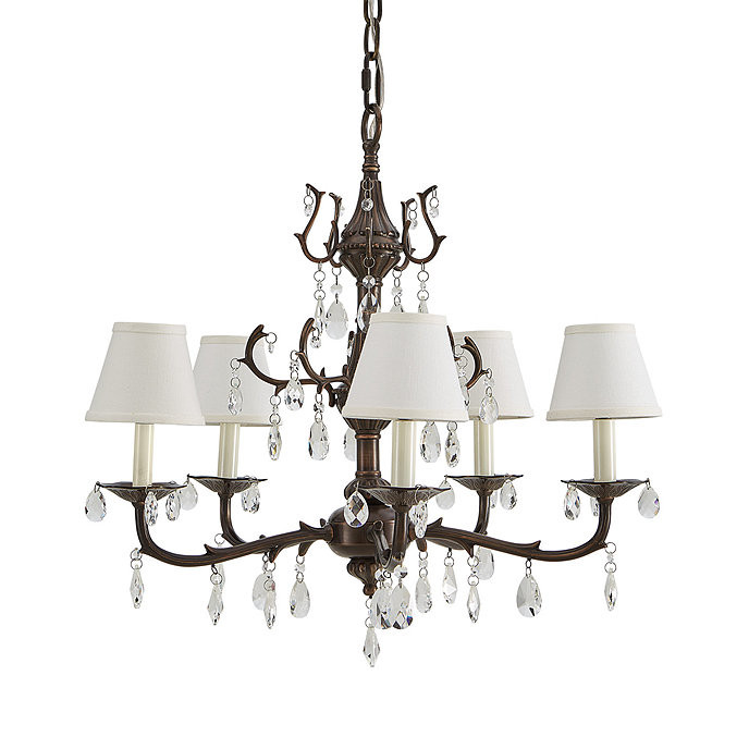 Danbury Crystal 5-Light Chandelier | Ballard Designs, Inc.