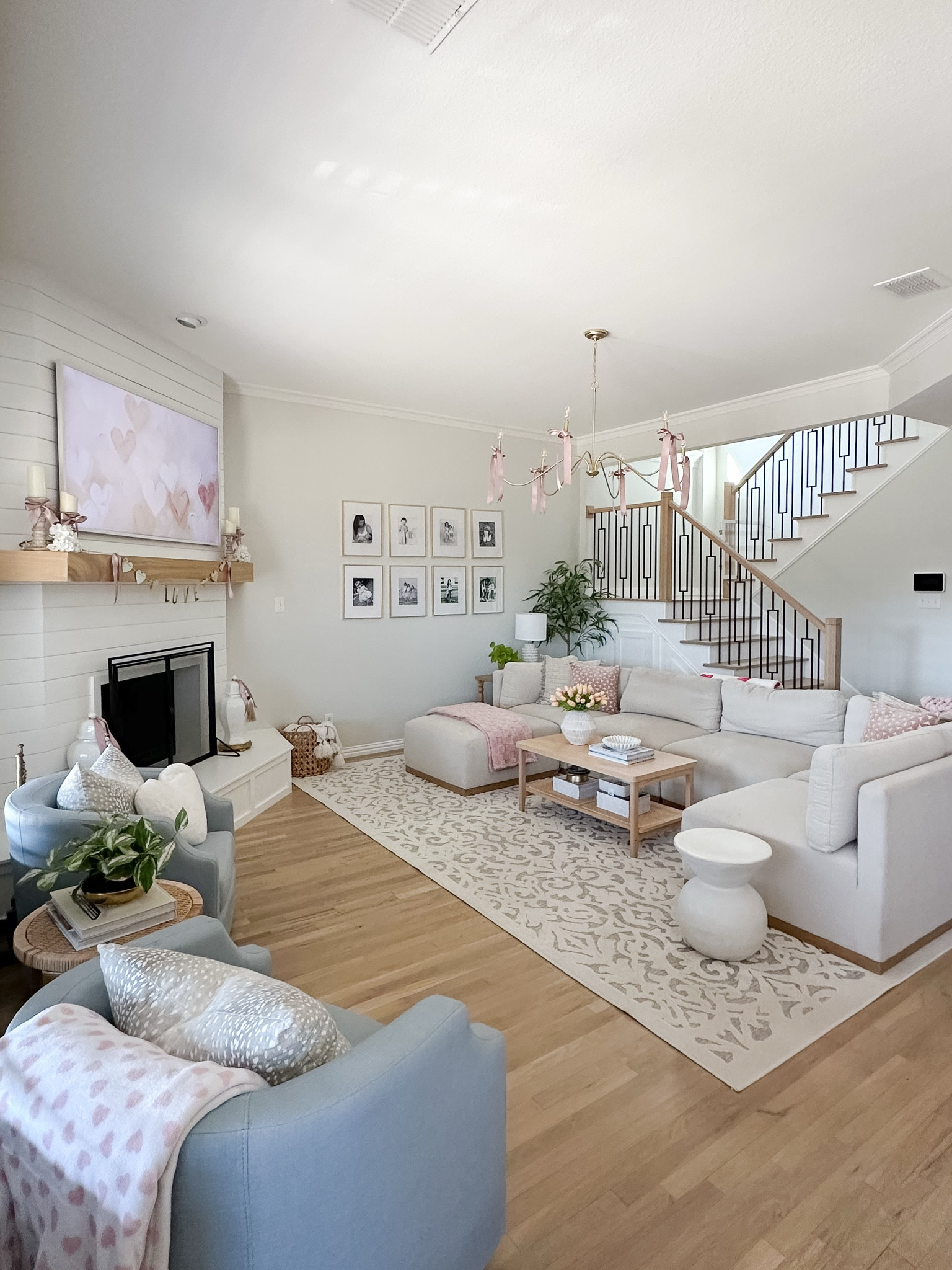 Living room decorated for Valentines Day!

#LTKStyleTip #LTKHome #LTKSeasonal