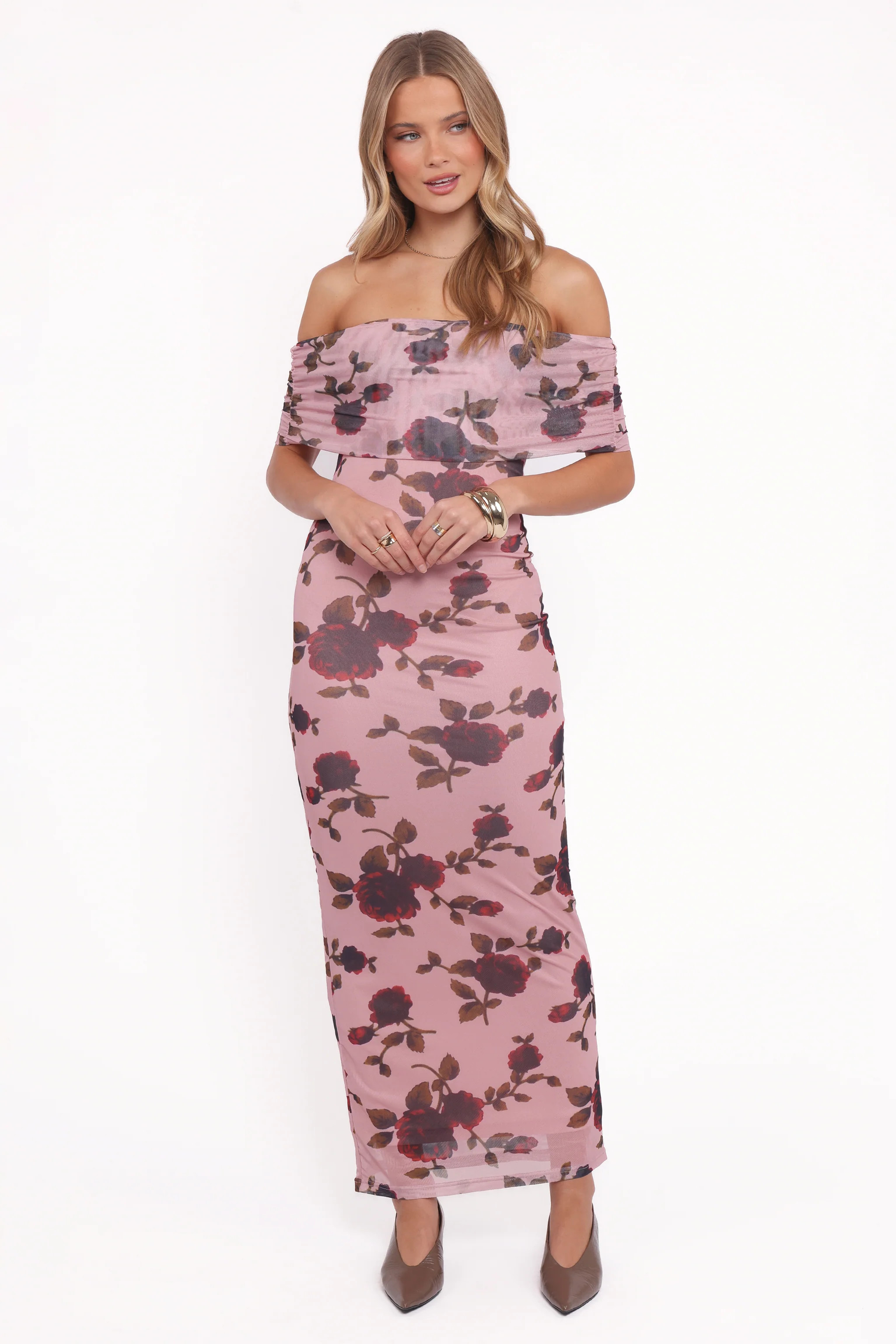 Indya Maxi Dress - Pink Floral | Petal & Pup (US)