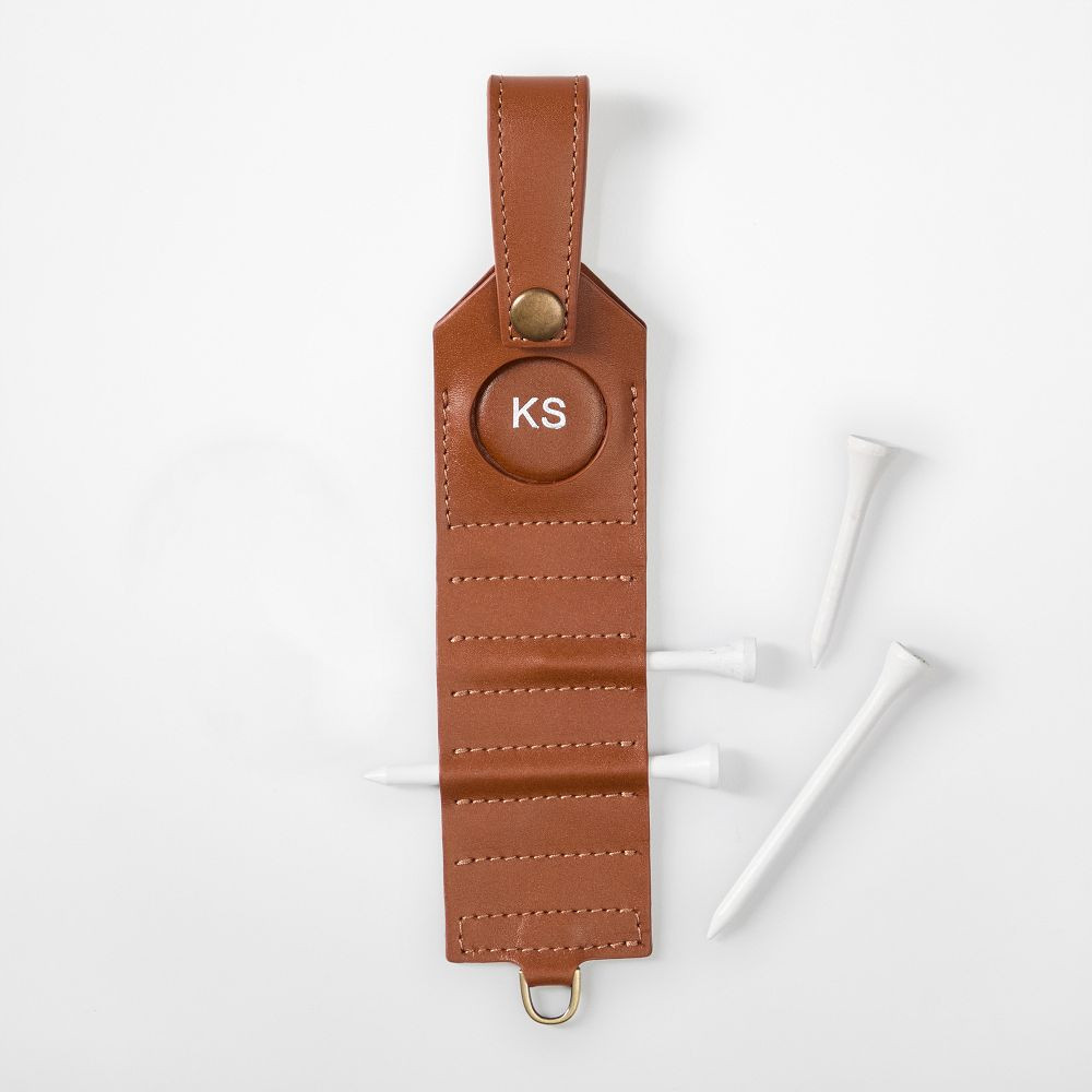 Graham Leather Golf Tee Keychain | Mark and Graham