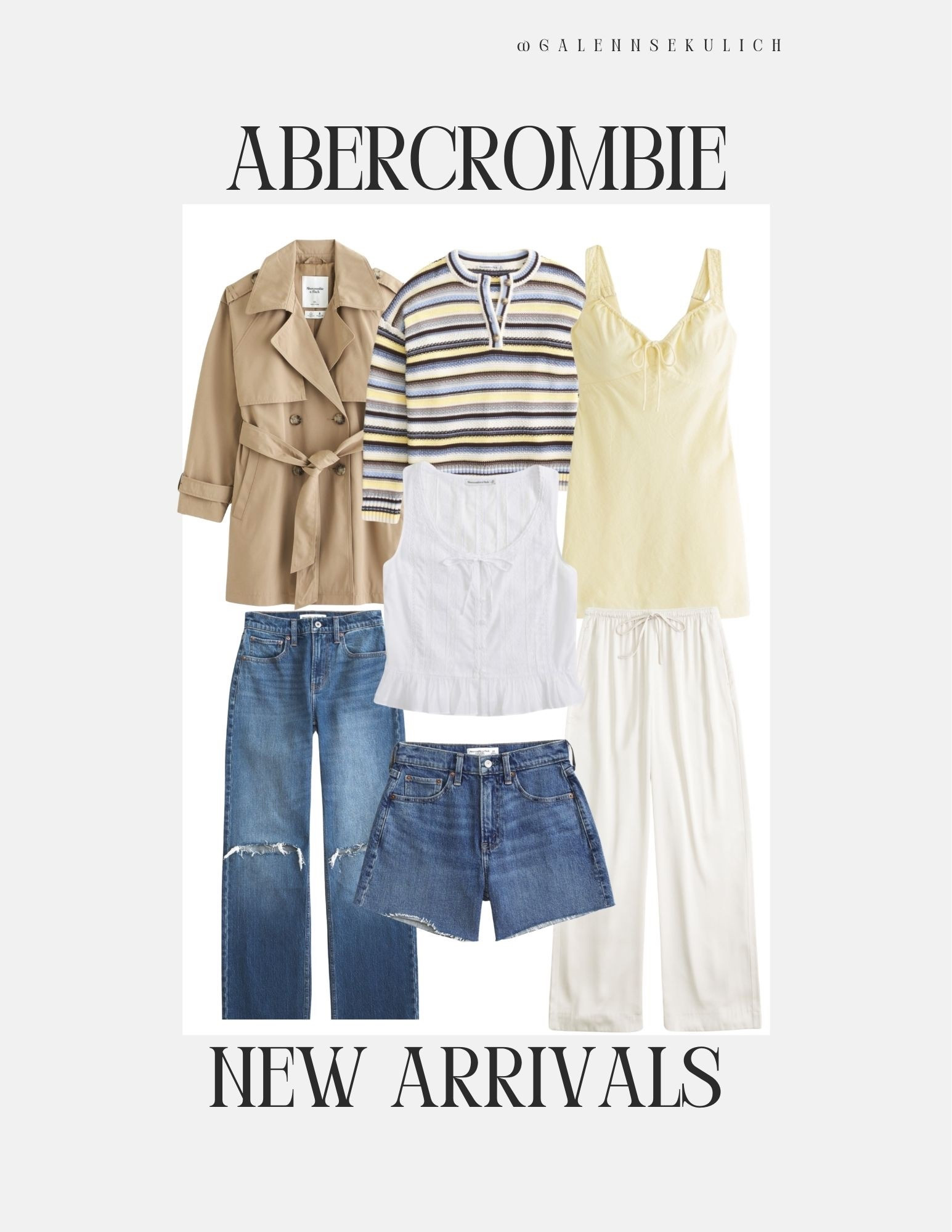 Abercrombie new arrivals!! Spring fashion!! Abercrombie sale finds! Outfit inspo

#LTKMidsize #LTKSpringSale #LTKSaleAlert