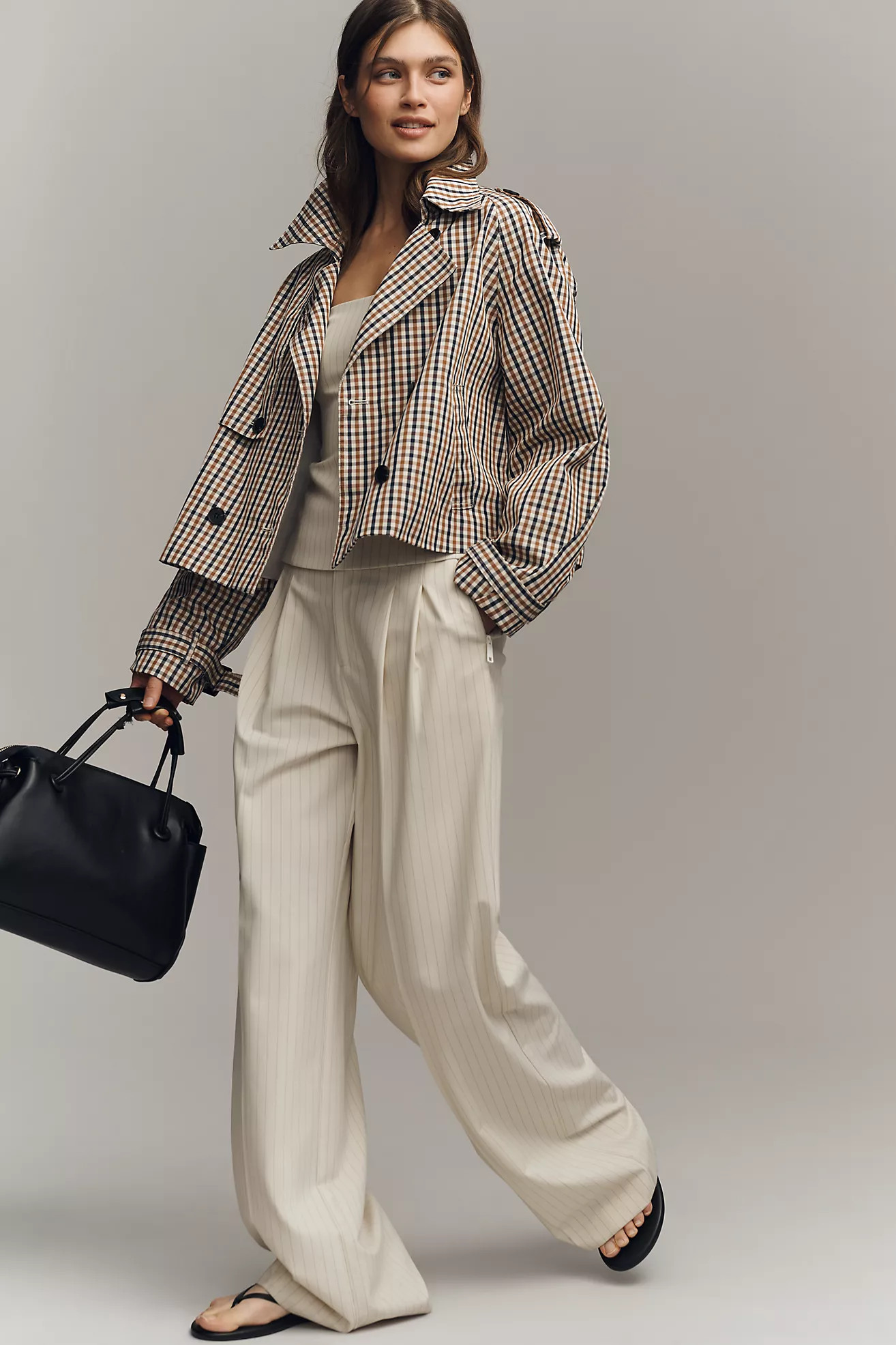 Good American Essential Suiting Trousers | Anthropologie (US)