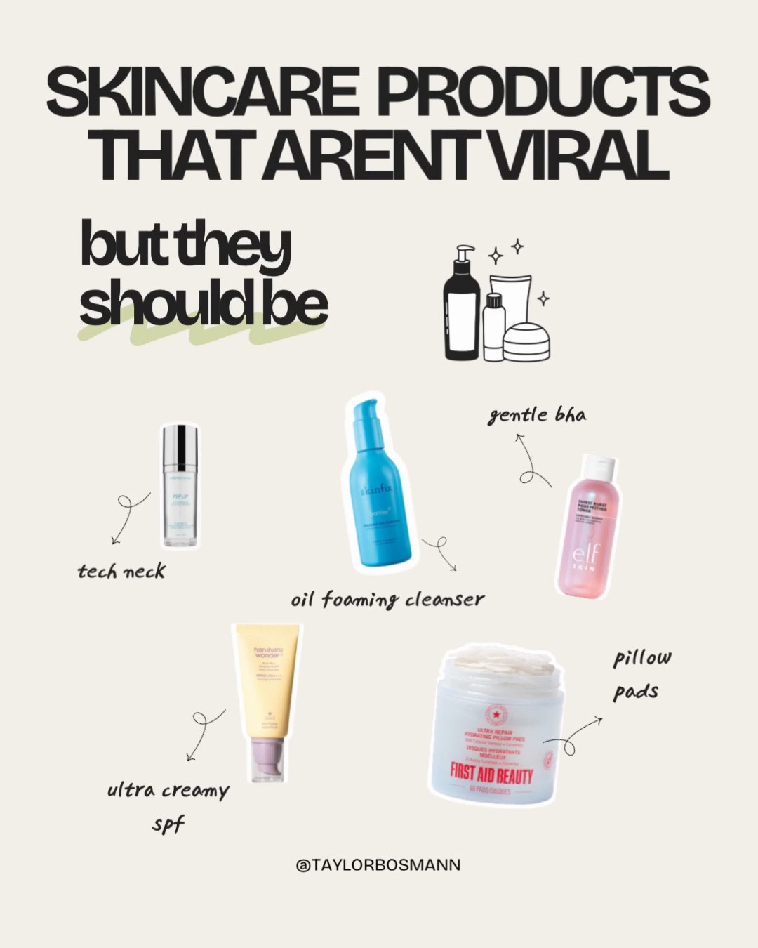 skincare products that aren’t viral.. but should be 👏👏👏

#LTKBeauty