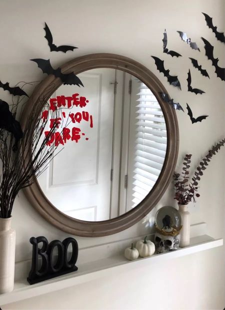 Affordable Halloween decor, black bats, Halloween entryway decor

#LTKSeasonal #LTKhome #LTKHalloween