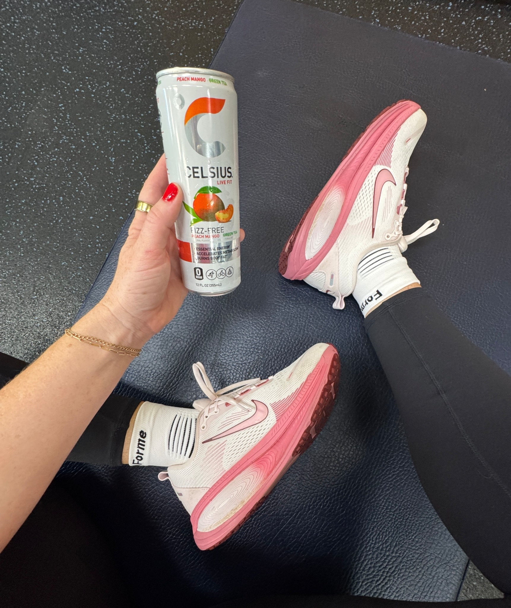 Nike running shoes, @forme arch support socks and @ptula00 leggings!

#LTKootd #LTKmomlife #LTKActive