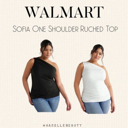 Sofia Jeans Plus One Shoulder Ruched Top. 

#LTKFindsUnder50 #LTKSeasonal #LTKPlusSize