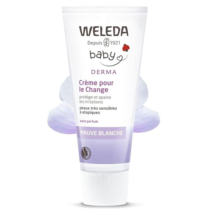 Weleda Baby White Mallow Diaper Care Cream, 1.7 Fluid Ounce, Fragrance Free Plant Rich Protection... | Amazon (US)