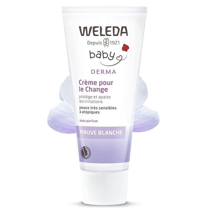 Weleda Baby White Mallow Diaper Care Cream, 1.7 Fluid Ounce, Fragrance Free Plant Rich Protection... | Amazon (US)