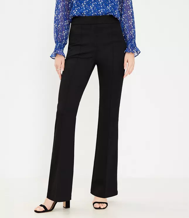 Petite Flare Pants in Bi-Stretch | LOFT